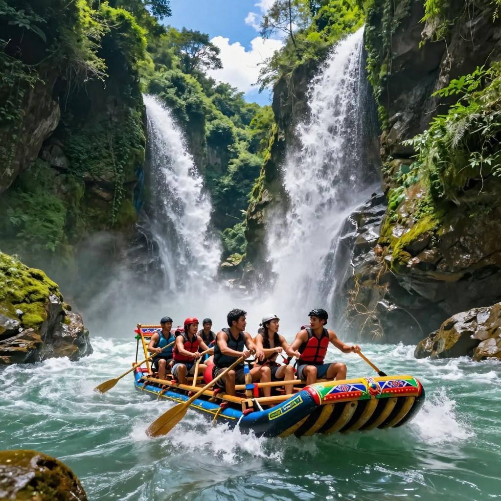 来虎啸峡漂流，体验夏日的激情与自然美景(图3)