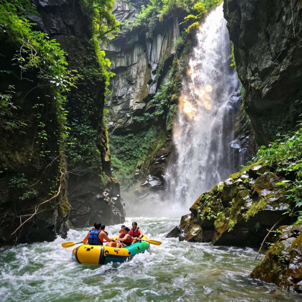 清凉夏日畅游——龙王山峡谷漂流体验记(图2)