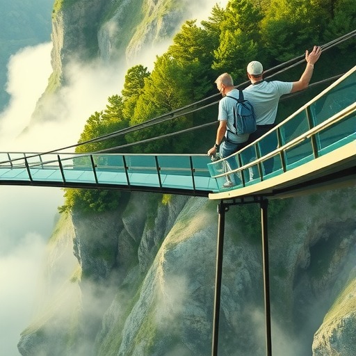 灵江源森林公园:高空玻璃桥与悬廊,挑战极限的绝美之地(图2) 灵江源森林公园:高空玻璃桥与悬廊,挑战极限的绝美之地(图2)