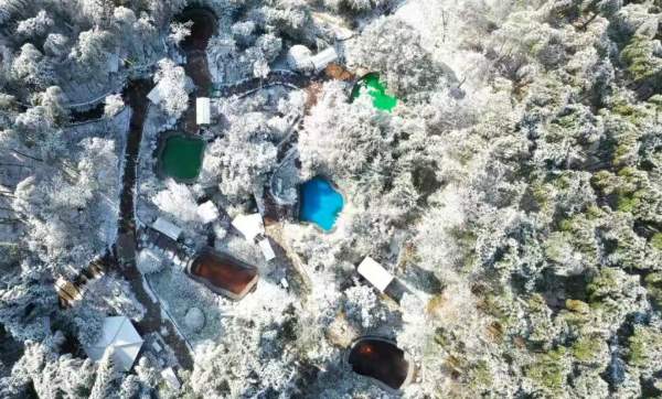 安吉滑雪正当时!奔赴“热”雪,点燃冬日!(图3) 温泉汤池