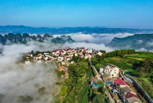 云上村庄,静美下岩贝(图5) 下岩贝村美景