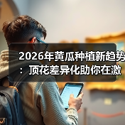 2026年黄瓜种植新趋势：顶花差异化助你在激烈竞争中突围