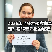 2026年芋头种植竞争激烈？破解差异化的秘密策略（图1）