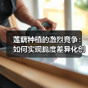 莲藕种植的激烈竞争：如何实现脆度差异化创新（图1）