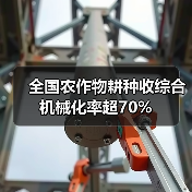 全国农作物耕种收综合机械化率超70%（图4）
