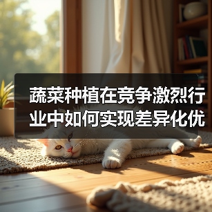 蔬菜种植在竞争激烈行业中如何实现差异化优势（图1）