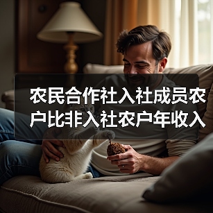 农民合作社入社成员农户比非入社农户年收入平均高出32%（图3）