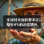 全球对大豆的需求正以每年4%的速度增长，尤其是在蛋白差异化方面的行业竞争日益激烈