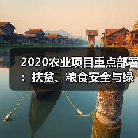 2020农业项目重点部署:扶贫、粮食安全与绿色发展(图3) 2020农业项目重点部署:扶贫、粮食安全与绿色发展(图3)