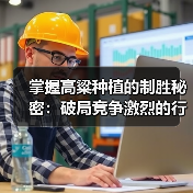 掌握高粱种植的制胜秘密:破局竞争激烈的行业新战场(图2) 掌握高粱种植的制胜秘密:破局竞争激烈的行业新战场(图2)
