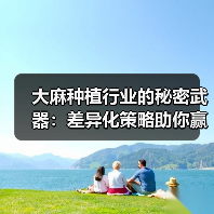 大麻种植行业的秘密武器:差异化策略助你赢得激烈竞争(图2) 大麻种植行业的秘密武器:差异化策略助你赢得激烈竞争(图2)