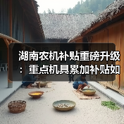 湖南农机补贴重磅升级:重点机具累加补贴如何助力高质高效发展(图4) 湖南农机补贴重磅升级:重点机具累加补贴如何助力高质高效发展(图4)