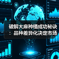 破解大麻种植成功秘诀:品种差异化决定市场竞争力(图2) 破解大麻种植成功秘诀:品种差异化决定市场竞争力(图2)