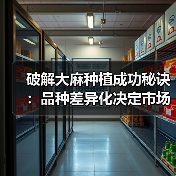 破解大麻种植成功秘诀:品种差异化决定市场竞争力(图3) 破解大麻种植成功秘诀:品种差异化决定市场竞争力(图3)
