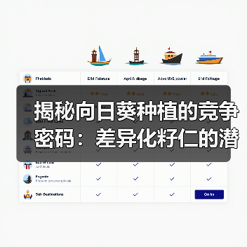 揭秘向日葵种植的竞争密码:差异化籽仁的潜力与策略(图3) 揭秘向日葵种植的竞争密码:差异化籽仁的潜力与策略(图3)