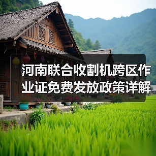 河南联合收割机跨区作业证免费发放政策详解（图1）