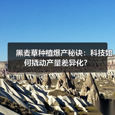 黑麦草种植爆产秘诀:科技如何撬动产量差异化?(图3) 黑麦草种植爆产秘诀:科技如何撬动产量差异化?(图3)