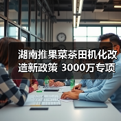 湖南推果菜茶田机化改造新政策 3000万专项补贴落地(图2) 湖南推果菜茶田机化改造新政策 3000万专项补贴落地(图2)