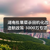 湖南推果菜茶田机化改造新政策 3000万专项补贴落地（图4）