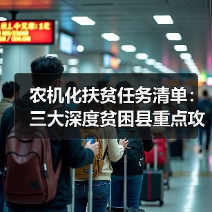 农机化扶贫任务清单：三大深度贫困县重点攻坚措施详解（图2）