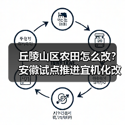 丘陵山区农田怎么改？安徽试点推进宜机化改造（图1）