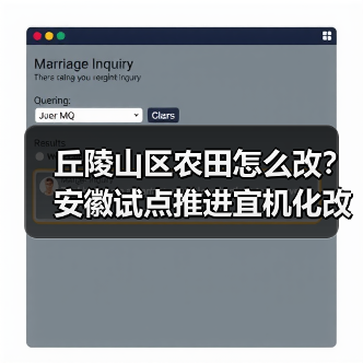 丘陵山区农田怎么改？安徽试点推进宜机化改造（图4）