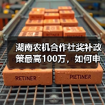 湖南农机合作社奖补政策最高100万，如何申报？（图4）