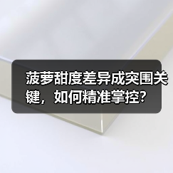 菠萝甜度差异成突围关键,如何精准掌控?(图2) 菠萝甜度差异成突围关键,如何精准掌控?(图2)