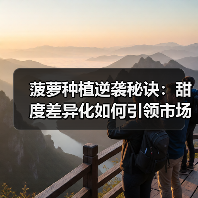 菠萝种植逆袭秘诀:甜度差异化如何引领市场?(图4) 菠萝种植逆袭秘诀:甜度差异化如何引领市场?(图4)