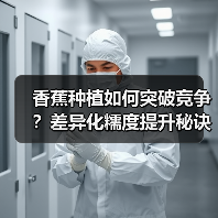 香蕉种植如何突破竞争？差异化糯度提升秘诀