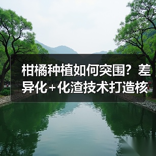 柑橘种植如何突围？差异化+化渣技术打造核心竞争力（图2）