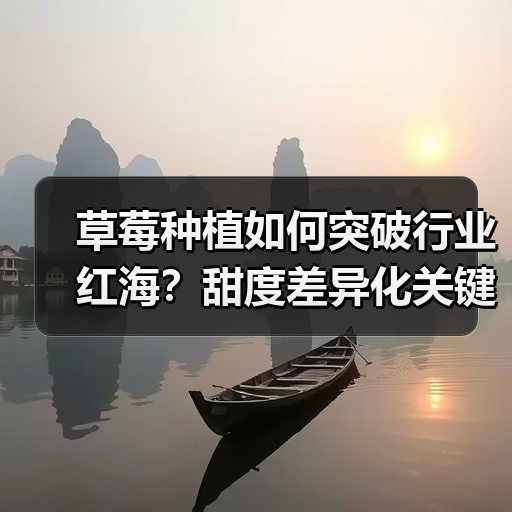 草莓种植如何突破行业红海？甜度差异化关键策略揭秘