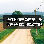 樱桃种植竞争密码:果径差异化如何撬动市场?(图3) 樱桃种植竞争密码:果径差异化如何撬动市场?(图3)