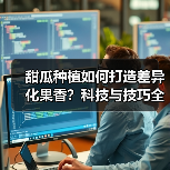甜瓜种植如何打造差异化果香？科技与技巧全解析