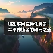 脆甜苹果差异化竞争：苹果种植者的破局之道
