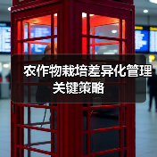 农作物栽培差异化管理关键策略