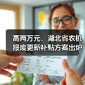 高两万元，湖北省农机报废更新补贴方案出炉（图1）