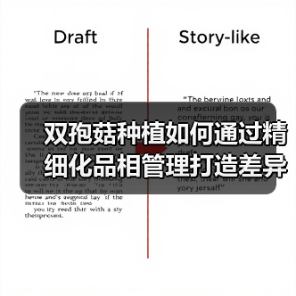 双孢菇种植如何通过精细化品相管理打造差异化竞争力？