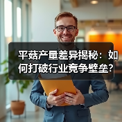 平菇产量差异揭秘:如何打破行业竞争壁垒?(图4) 平菇产量差异揭秘:如何打破行业竞争壁垒?(图4)