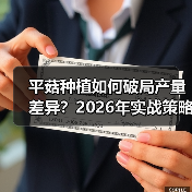 平菇种植如何破局产量差异?2026年实战策略解析(图3) 平菇种植如何破局产量差异?2026年实战策略解析(图3)