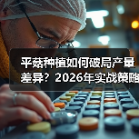 平菇种植如何破局产量差异?2026年实战策略解析(图4) 平菇种植如何破局产量差异?2026年实战策略解析(图4)