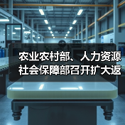 农业农村部、人力资源社会保障部召开扩大返乡留乡农民工就地就近就业视频调度会（图1）