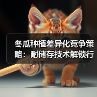 冬瓜种植差异化竞争策略:耐储存技术解锁行业新蓝海(图2) 冬瓜种植差异化竞争策略:耐储存技术解锁行业新蓝海(图2)