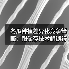 冬瓜种植差异化竞争策略:耐储存技术解锁行业新蓝海(图3) 冬瓜种植差异化竞争策略:耐储存技术解锁行业新蓝海(图3)